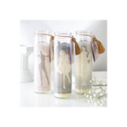 Athena Goddess Tube Candle with Clear Quartz Crystals | Candles