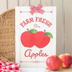 Farm Fresh Apples Hanging Sign | Inspired Creative Gifts | UK Supplier