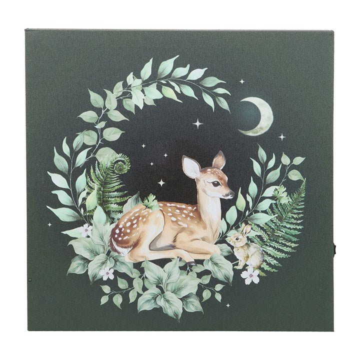 Fawn Light Up Canvas Plaque | Inspired Creative Gifts | UK Supplier
