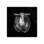 Clear Double Walled Glass Cauldron Mug