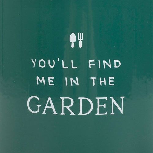 Find Me in the Garden Enamel Mug | Inspired Creative Gifts | UK Supplier