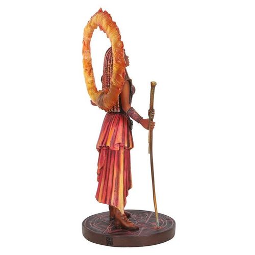 Fire Elemental Sorceress Figurine by Anne Stokes | Inspired Creative Gifts | UK Supplier