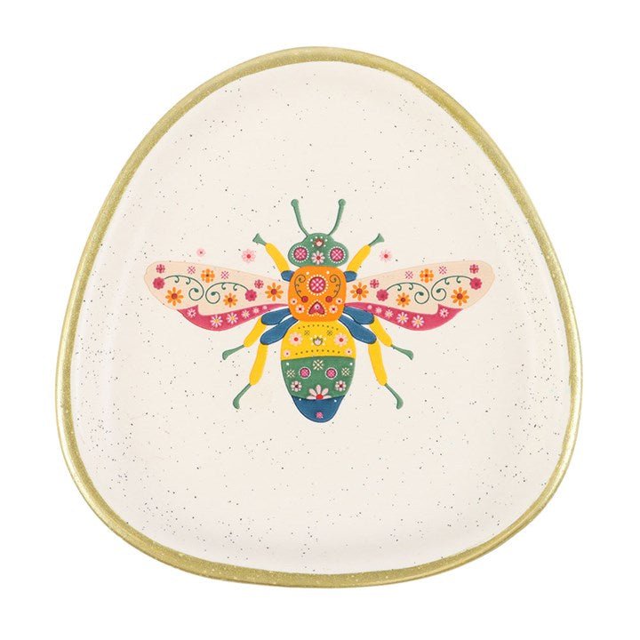 Floral Bee Trinket Dish | Inspired Creative Gifts | UK Supplier