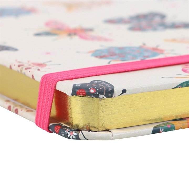 Floral Bug Print A5 Notebook | Inspired Creative Gifts | UK Supplier
