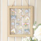 Floral Bug Print Glass Wall Hanging | Inspired Creative Gifts | UK Supplier