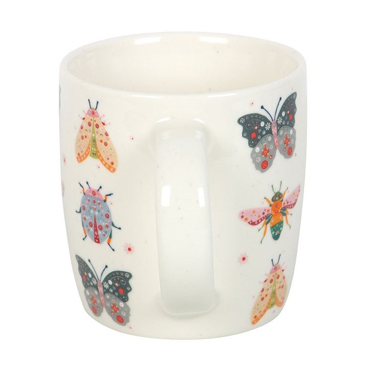 Floral Bug Print Mug | Inspired Creative Gifts | UK Supplier