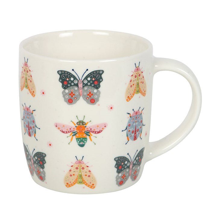 Floral Bug Print Mug | Inspired Creative Gifts | UK Supplier