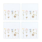Floral Glass Coaster Set | Inspired Creative Gifts | UK Supplier