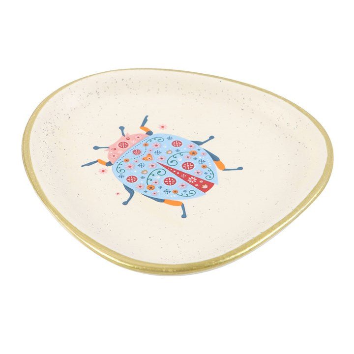 Floral Ladybird Trinket Dish | Inspired Creative Gifts | UK Supplier