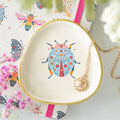 Floral Ladybird Trinket Dish | Inspired Creative Gifts | UK Supplier