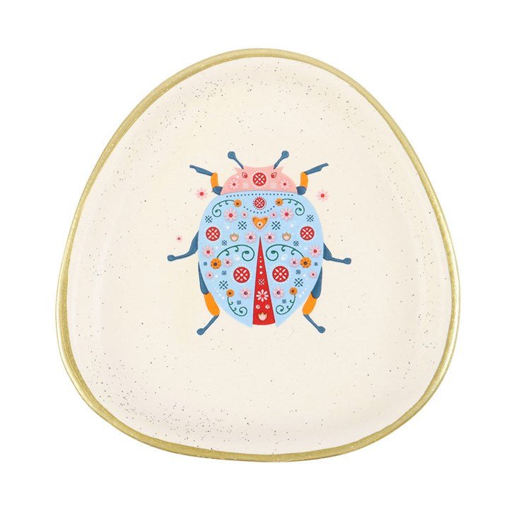 Floral Ladybird Trinket Dish | Inspired Creative Gifts | UK Supplier