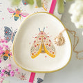 Floral Moth Trinket Dish | Inspired Creative Gifts | UK Supplier