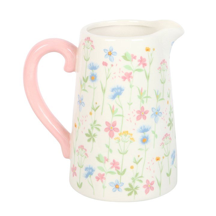Floral Print Ceramic Flower Jug | Inspired Creative Gifts | UK Supplier