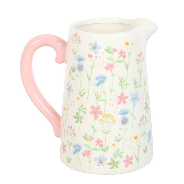 Floral Print Ceramic Flower Jug | Inspired Creative Gifts | UK Supplier