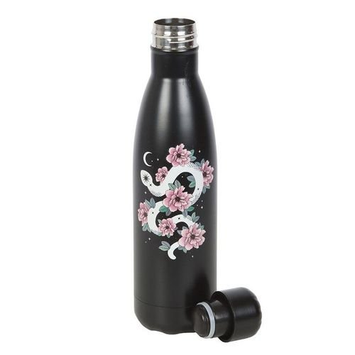 Floral Snake Metal Water Bottle | Inspired Creative Gifts | UK Supplier