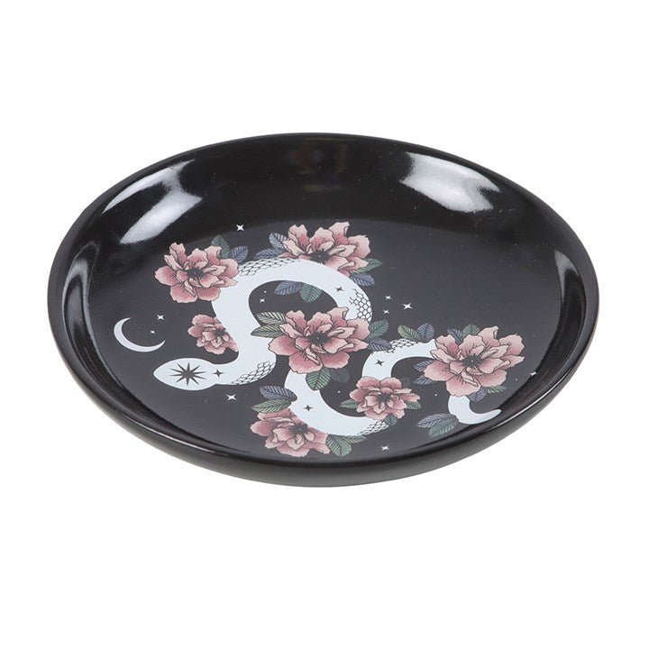 Floral Snake Trinket Dish | Inspired Creative Gifts | UK Supplier