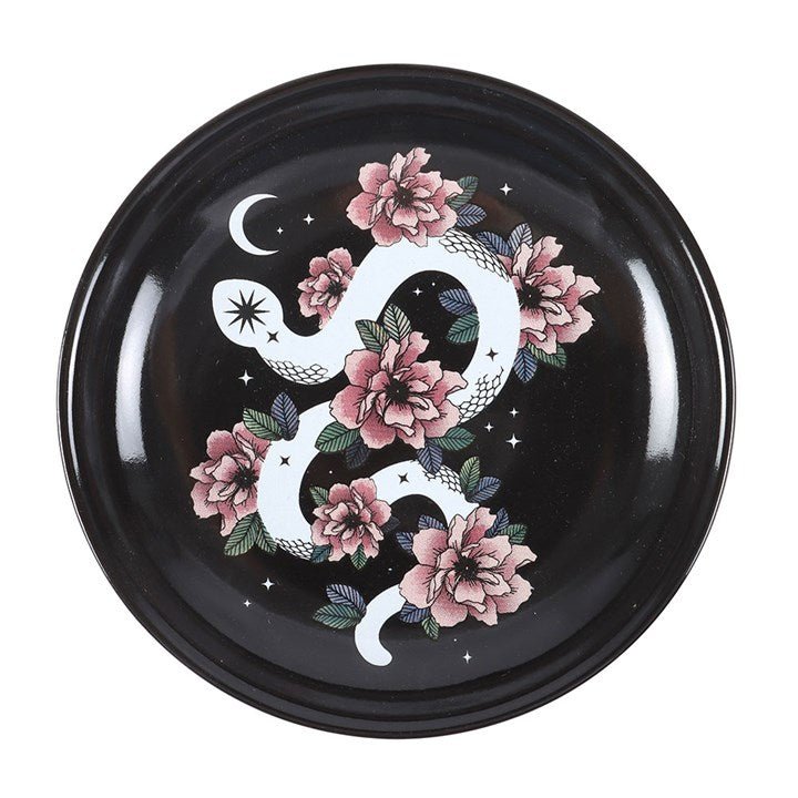 Floral Snake Trinket Dish | Inspired Creative Gifts | UK Supplier