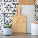 Foodie Bamboo Serving Board | Inspired Creative Gifts | UK Supplier