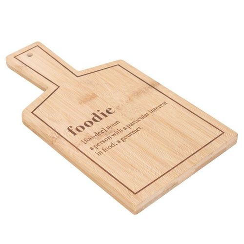 Foodie Bamboo Serving Board | Inspired Creative Gifts | UK Supplier