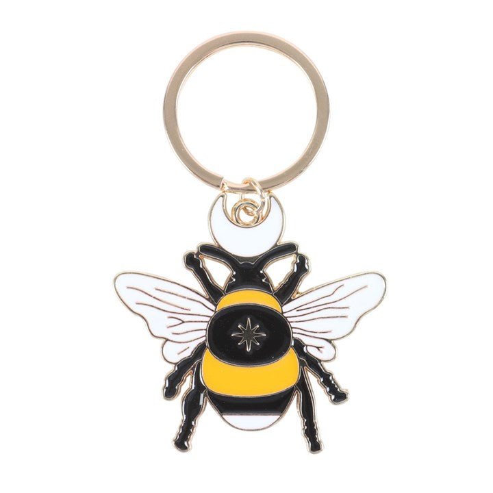 Forest Bee Enamel Keyring | Inspired Creative Gifts | UK Supplier