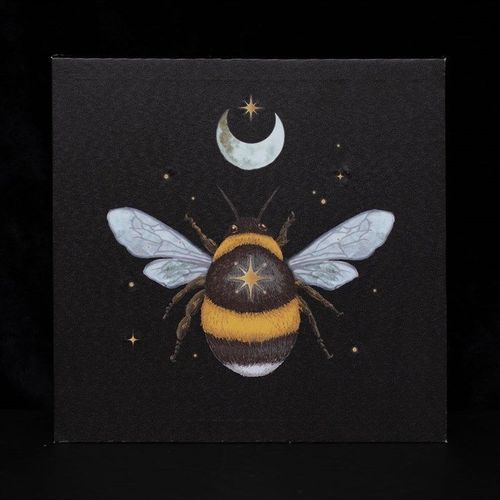 Forest Bee Light Up Canvas Plaque | Inspired Creative Gifts | UK Supplier