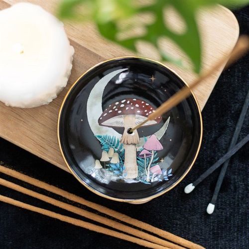 Forest Mushroom Ceramic Incense Plate | Inspired Creative Gifts | UK Supplier
