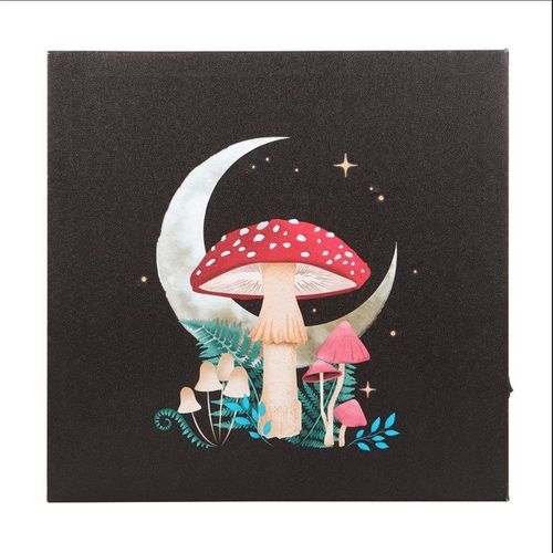 Forest Mushroom Light Up Canvas Plaque | Inspired Creative Gifts | UK Supplier