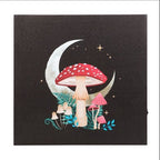 Forest Mushroom Light Up Canvas Plaque | Inspired Creative Gifts | UK Supplier