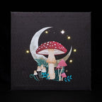 Forest Mushroom Light Up Canvas Plaque | Inspired Creative Gifts | UK Supplier