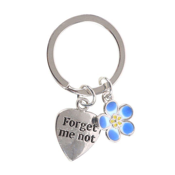 Forget - Me - Not Flower Keyring | Inspired Creative Gifts | UK Supplier