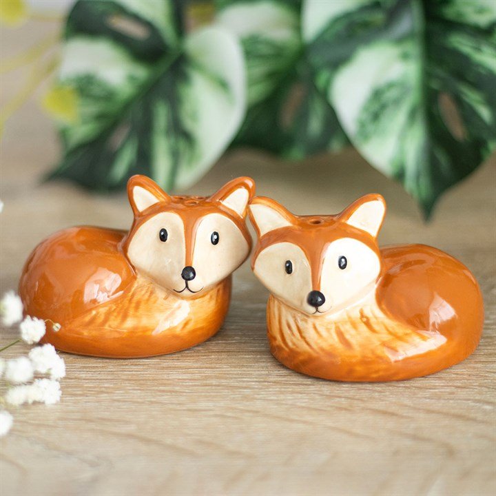 Fox Salt and Pepper Shakers | Inspired Creative Gifts | UK Supplier