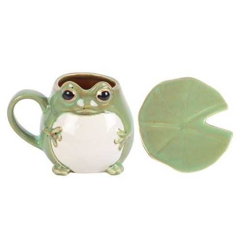 Frog Shaped Mug and Lily Pad Saucer | Inspired Creative Gifts | UK Supplier