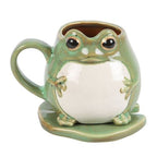 Frog Shaped Mug and Lily Pad Saucer | Inspired Creative Gifts | UK Supplier