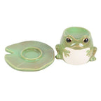 Frog Shaped Oil Burner on Lily Pad | Inspired Creative Gifts | UK Supplier