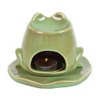 Frog Shaped Oil Burner on Lily Pad | Inspired Creative Gifts | UK Supplier