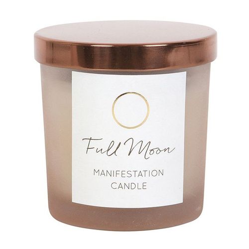 Full Moon Eucalyptus Manifestation Candle with Tiger's Eye | Inspired Creative Gifts | UK Supplier