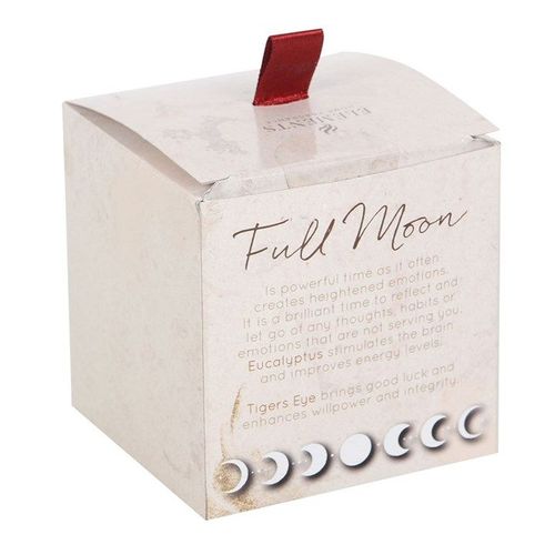 Full Moon Eucalyptus Manifestation Candle with Tiger's Eye | Inspired Creative Gifts | UK Supplier