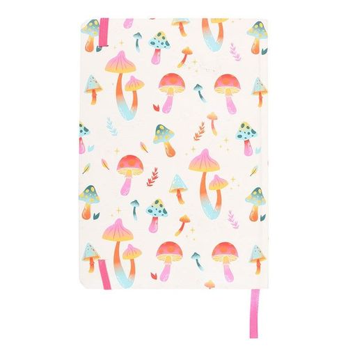 Funky Fungi Mushroom Print A5 Notebook | Inspired Creative Gifts | UK Supplier
