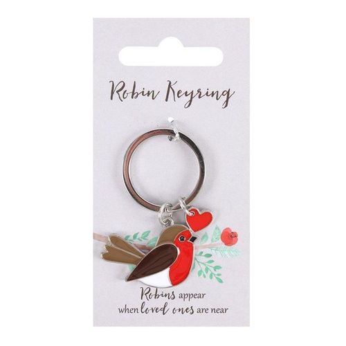 Garden Robin Keyring | Inspired Creative Gifts | UK Supplier