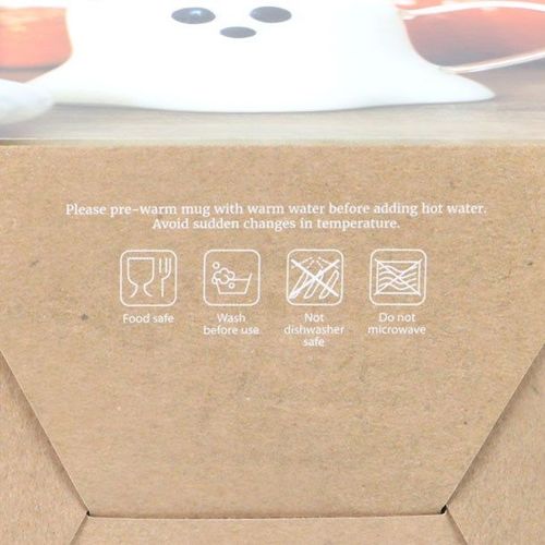 Ghost Shaped Glass Mug | Inspired Creative Gifts | UK Supplier