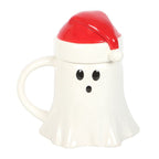 Ghost Shaped Mug with Santa Hat Lid | Inspired Creative Gifts | UK Supplier