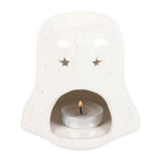 Ghost Shaped Oil Burner and Wax Warmer with Pumpkin | Inspired Creative Gifts | UK Supplier
