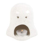 Ghost Shaped Tealight Candle Holder with Pumpkin | Inspired Creative Gifts | UK Supplier