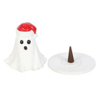 Ghost with Santa Hat Tealight and Incense Cone Holder | Inspired Creative Gifts | UK Supplier