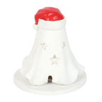 Ghost with Santa Hat Tealight and Incense Cone Holder | Inspired Creative Gifts | UK Supplier
