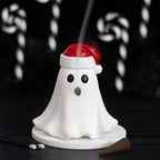 Ghost with Santa Hat Tealight and Incense Cone Holder | Inspired Creative Gifts | UK Supplier