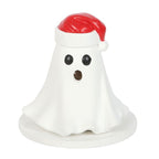 Ghost with Santa Hat Tealight and Incense Cone Holder | Inspired Creative Gifts | UK Supplier