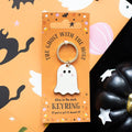 Ghost With The Most Glow in the Dark Keyring | Inspired Creative Gifts | UK Supplier