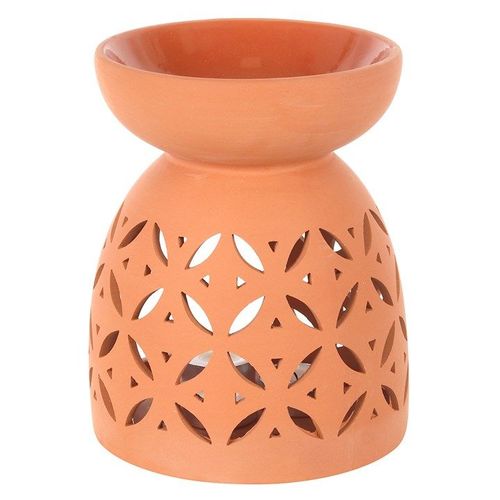 Giant Terracotta Oil Burner and Wax Warmer | Inspired Creative Gifts | UK Supplier