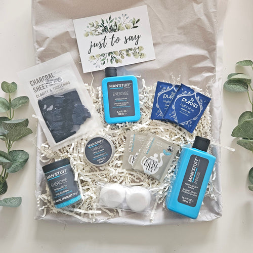 MENS PAMPER BOX | GIFT HAMPERS FOR MEN | Inspired Creative Gifts